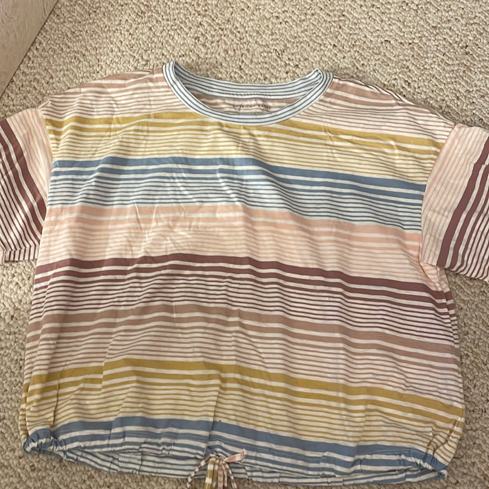 American eagle striped tshirt